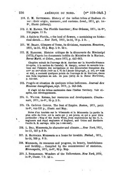 L'annee geographique revue annuelle des voyages de terre et de mer ainsi que des explorations, missions, relations et publications relatives aux sciences geographiques et ethnographiques