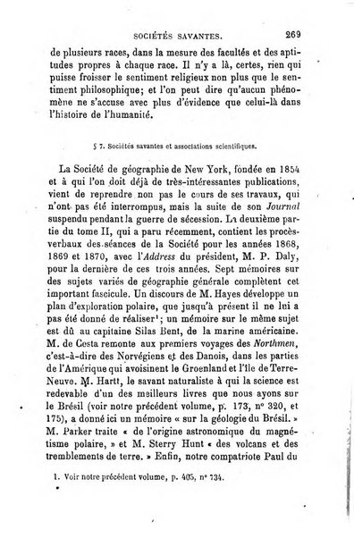 L'annee geographique revue annuelle des voyages de terre et de mer ainsi que des explorations, missions, relations et publications relatives aux sciences geographiques et ethnographiques