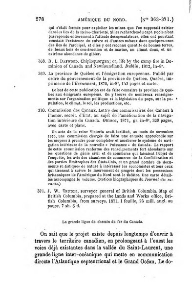 L'annee geographique revue annuelle des voyages de terre et de mer ainsi que des explorations, missions, relations et publications relatives aux sciences geographiques et ethnographiques