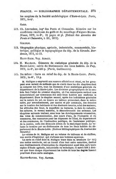 L'annee geographique revue annuelle des voyages de terre et de mer ainsi que des explorations, missions, relations et publications relatives aux sciences geographiques et ethnographiques