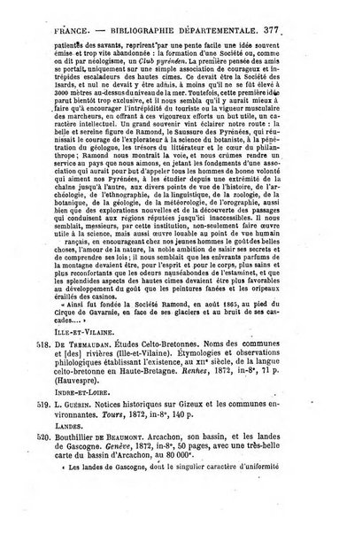 L'annee geographique revue annuelle des voyages de terre et de mer ainsi que des explorations, missions, relations et publications relatives aux sciences geographiques et ethnographiques