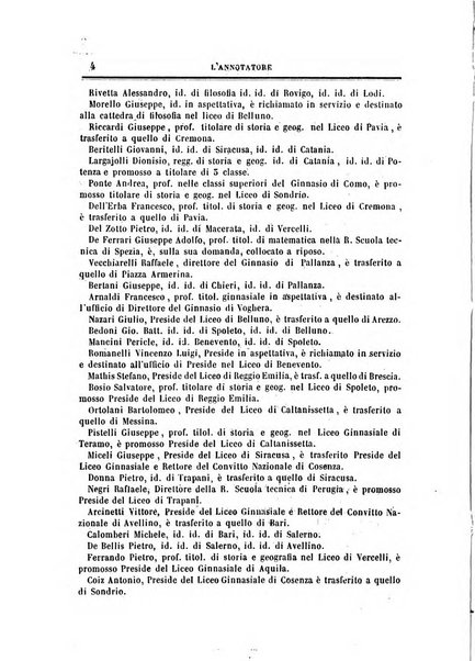 L'annotatore giornale della Società didascalica italiana di Roma