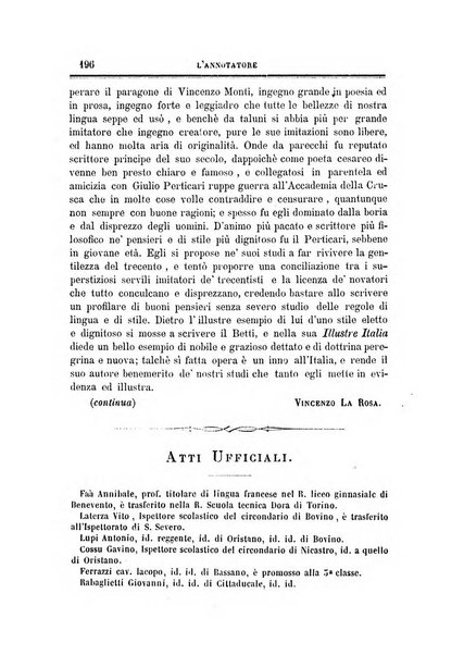 L'annotatore giornale della Società didascalica italiana di Roma