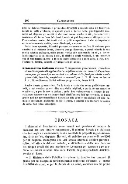 L'annotatore giornale della Società didascalica italiana di Roma