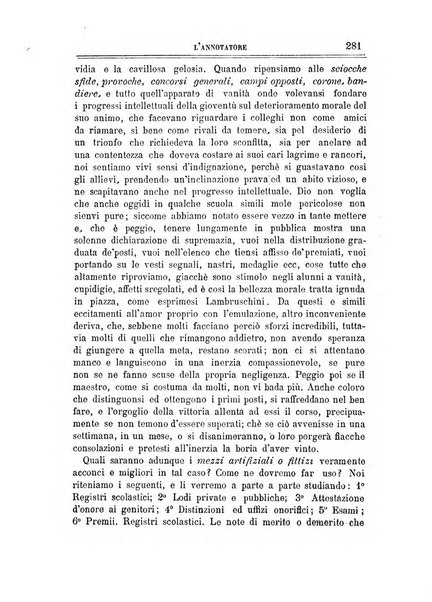 L'annotatore giornale della Società didascalica italiana di Roma