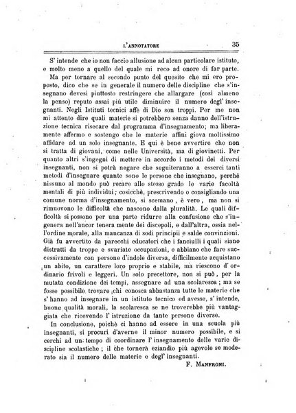 L'annotatore giornale della Società didascalica italiana di Roma