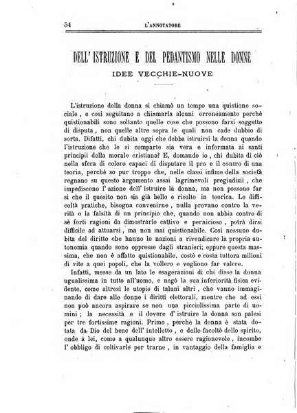 L'annotatore giornale della Società didascalica italiana di Roma