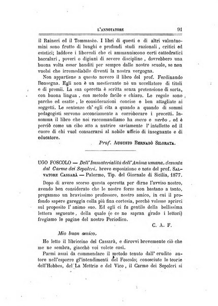 L'annotatore giornale della Società didascalica italiana di Roma