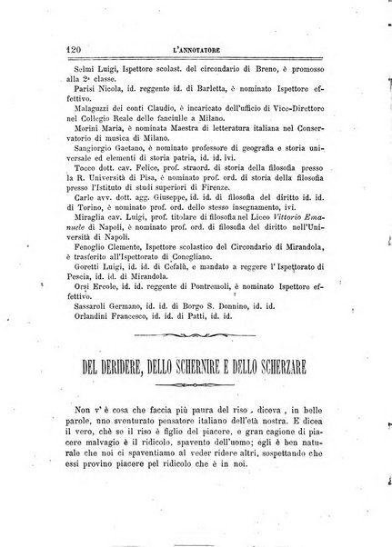 L'annotatore giornale della Società didascalica italiana di Roma