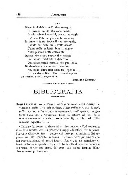 L'annotatore giornale della Società didascalica italiana di Roma