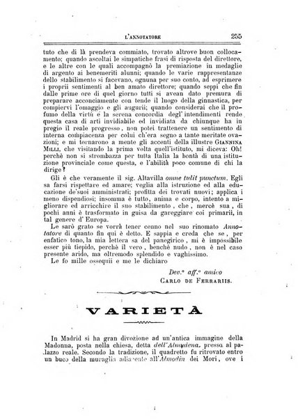 L'annotatore giornale della Società didascalica italiana di Roma