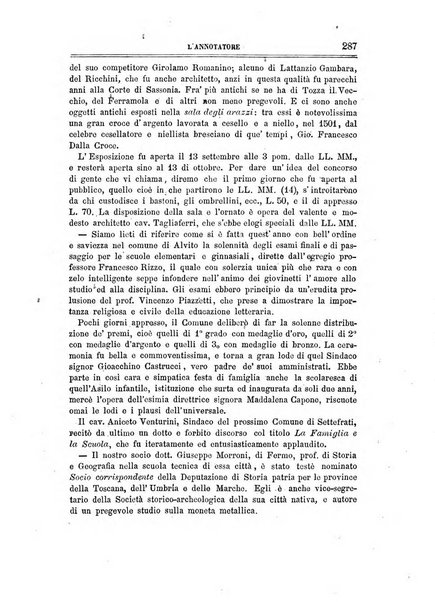 L'annotatore giornale della Società didascalica italiana di Roma