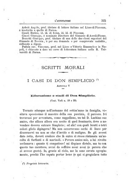 L'annotatore giornale della Società didascalica italiana di Roma