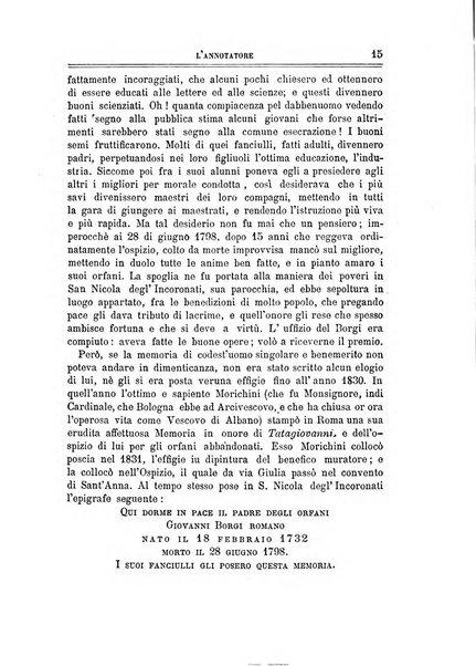 L'annotatore giornale della Società didascalica italiana di Roma