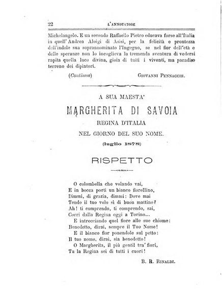 L'annotatore giornale della Società didascalica italiana di Roma