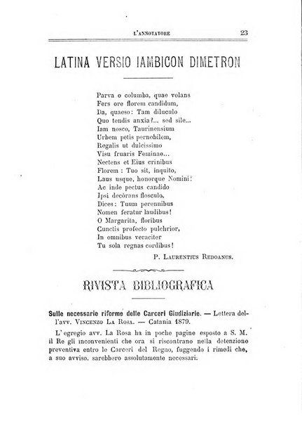 L'annotatore giornale della Società didascalica italiana di Roma