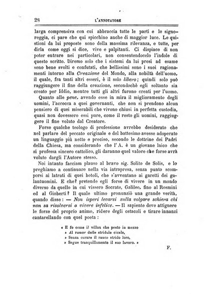 L'annotatore giornale della Società didascalica italiana di Roma