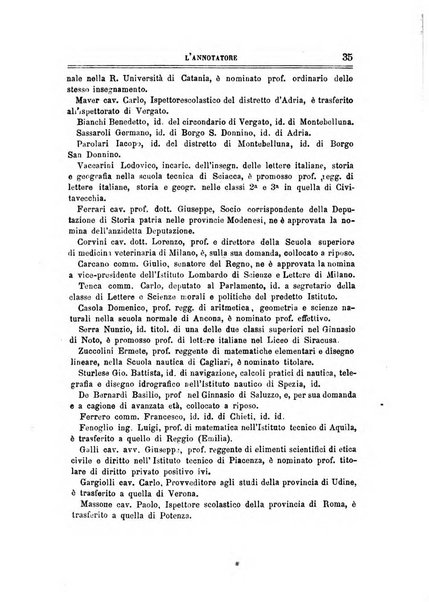 L'annotatore giornale della Società didascalica italiana di Roma