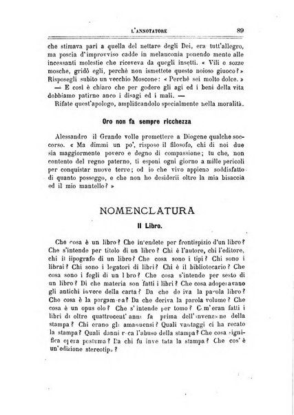 L'annotatore giornale della Società didascalica italiana di Roma