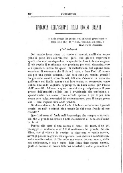 L'annotatore giornale della Società didascalica italiana di Roma