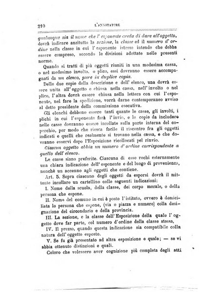 L'annotatore giornale della Società didascalica italiana di Roma