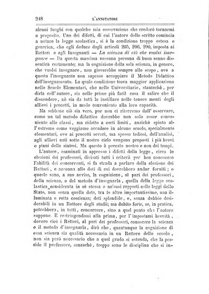 L'annotatore giornale della Società didascalica italiana di Roma