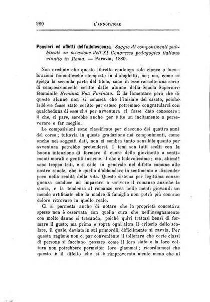 L'annotatore giornale della Società didascalica italiana di Roma