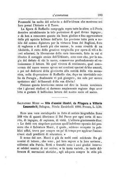 L'annotatore giornale della Società didascalica italiana di Roma