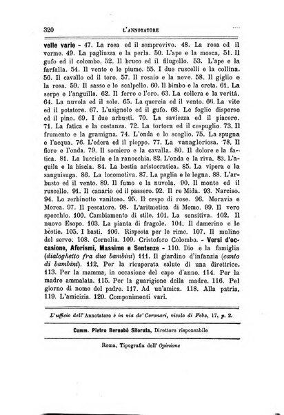 L'annotatore giornale della Società didascalica italiana di Roma