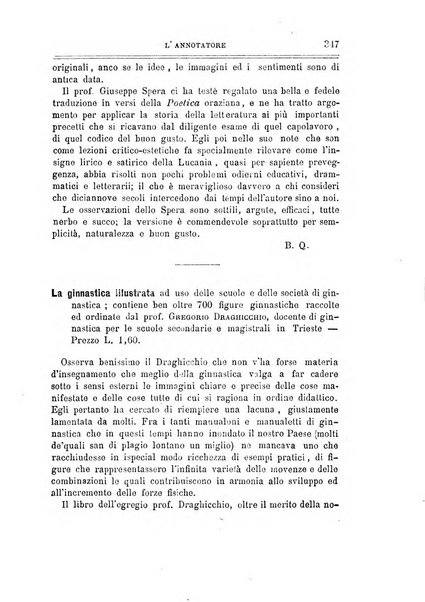 L'annotatore giornale della Società didascalica italiana di Roma