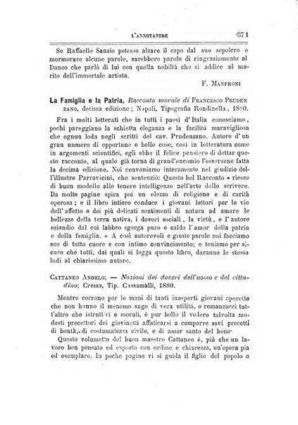 L'annotatore giornale della Società didascalica italiana di Roma