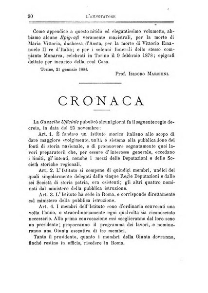 L'annotatore giornale della Società didascalica italiana di Roma