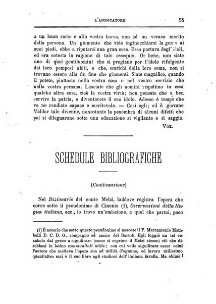 L'annotatore giornale della Società didascalica italiana di Roma