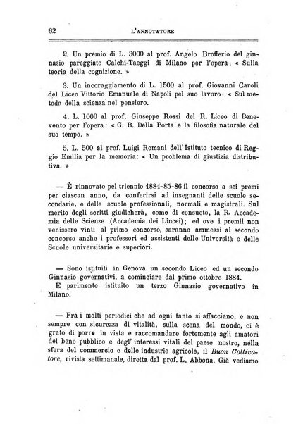 L'annotatore giornale della Società didascalica italiana di Roma