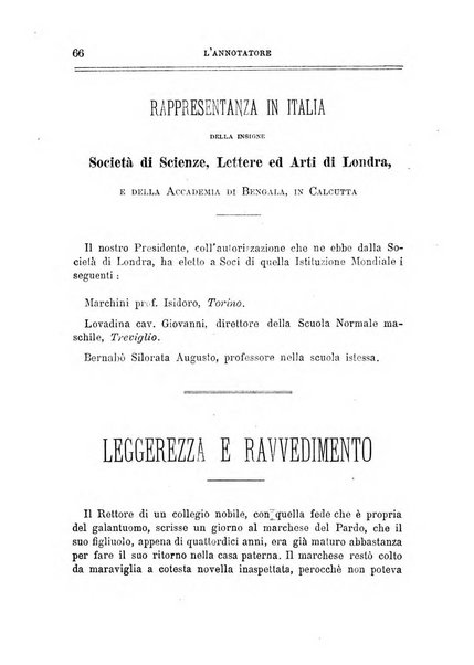 L'annotatore giornale della Società didascalica italiana di Roma