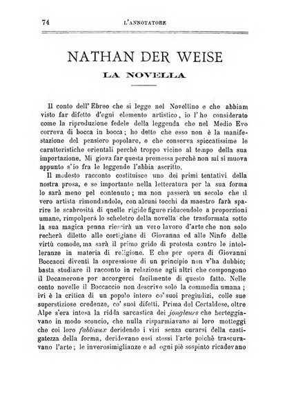 L'annotatore giornale della Società didascalica italiana di Roma