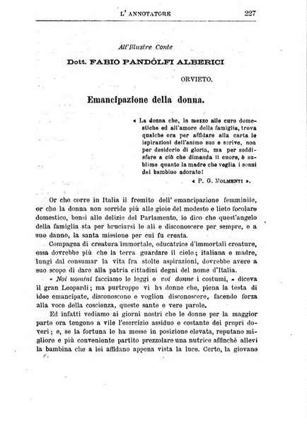 L'annotatore giornale della Società didascalica italiana di Roma