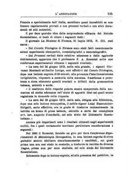 L'annotatore giornale della Società didascalica italiana di Roma