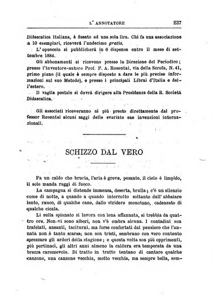 L'annotatore giornale della Società didascalica italiana di Roma