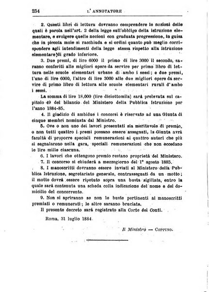 L'annotatore giornale della Società didascalica italiana di Roma