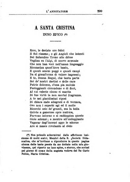 L'annotatore giornale della Società didascalica italiana di Roma