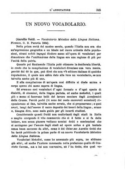 L'annotatore giornale della Società didascalica italiana di Roma