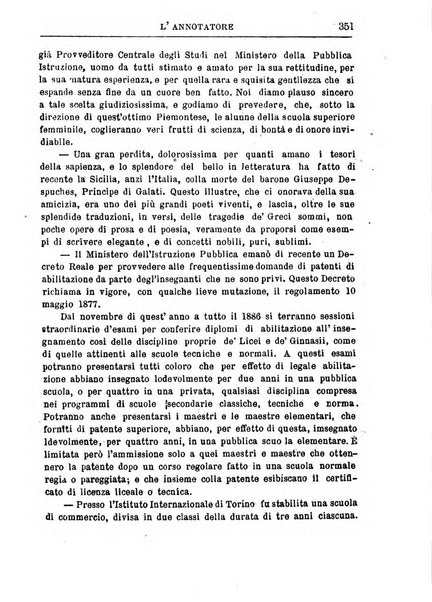 L'annotatore giornale della Società didascalica italiana di Roma