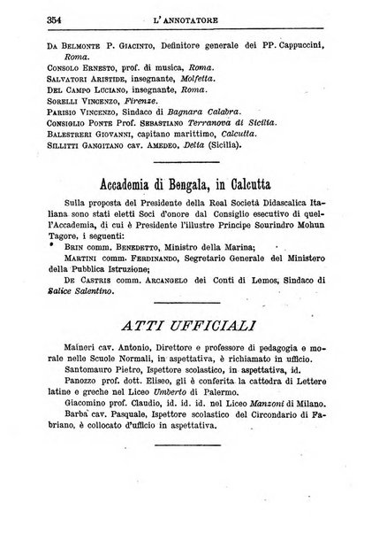 L'annotatore giornale della Società didascalica italiana di Roma