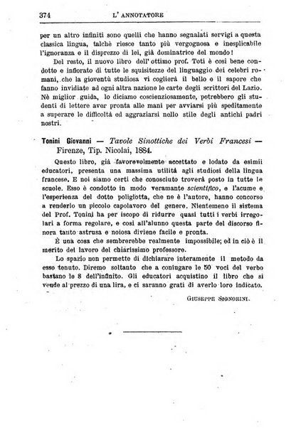 L'annotatore giornale della Società didascalica italiana di Roma