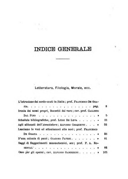 L'annotatore giornale della Società didascalica italiana di Roma