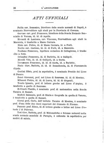 L'annotatore giornale della Società didascalica italiana di Roma