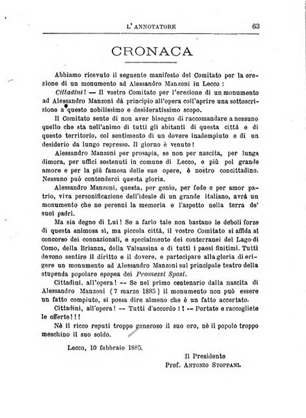 L'annotatore giornale della Società didascalica italiana di Roma