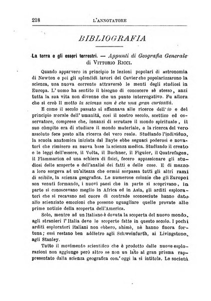 L'annotatore giornale della Società didascalica italiana di Roma