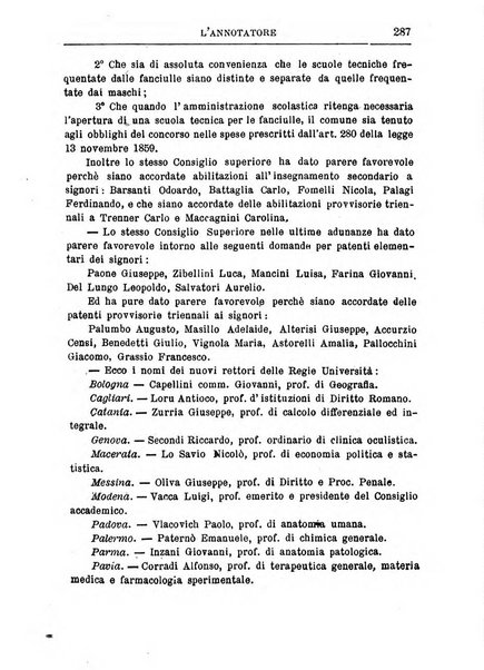 L'annotatore giornale della Società didascalica italiana di Roma